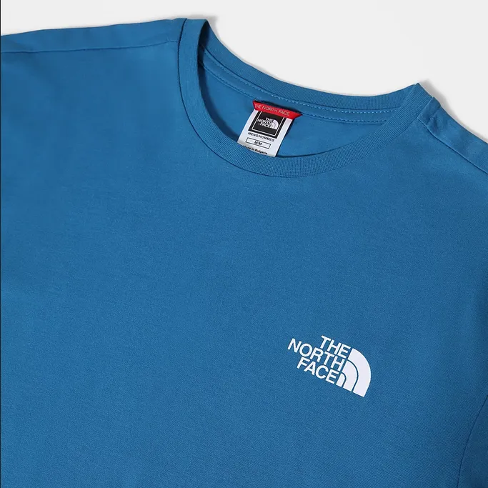The North Face maglietta manica corta da uomo Simple Dome NF0A2TX5M191 celeste