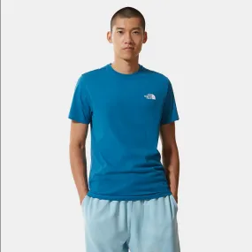 The North Face maglietta manica corta da uomo Simple Dome NF0A2TX5M191 celeste