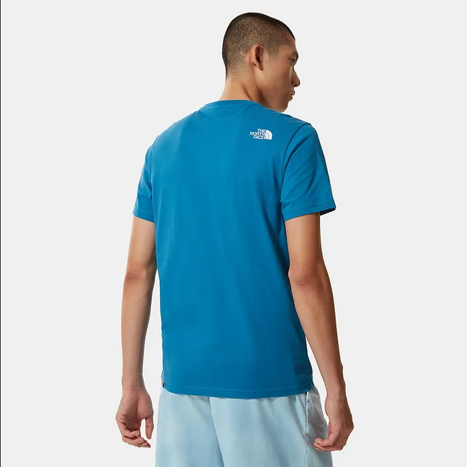 The North Face maglietta manica corta da uomo Simple Dome NF0A2TX5M191 celeste