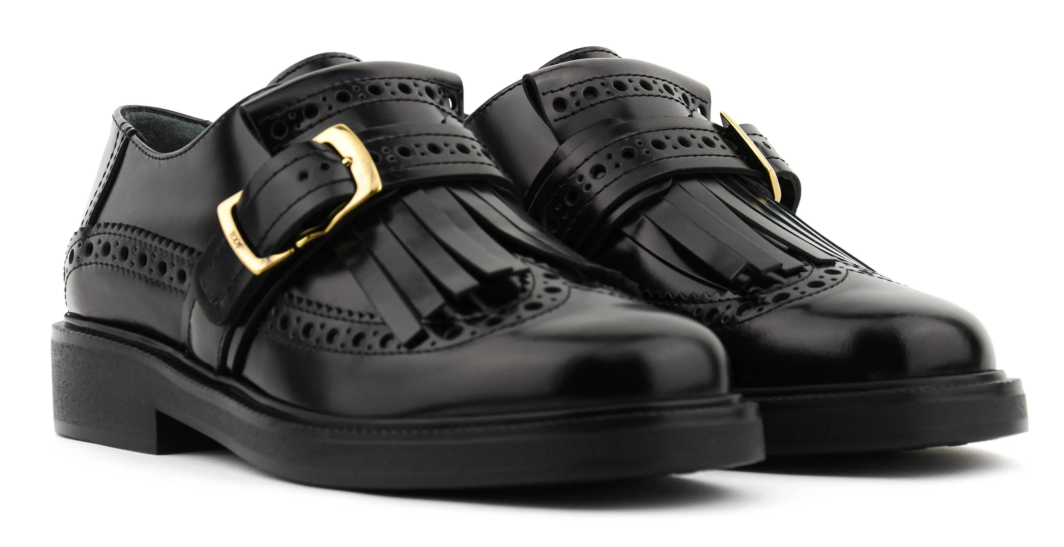 TOD'S MONKSTRAPS BLACK