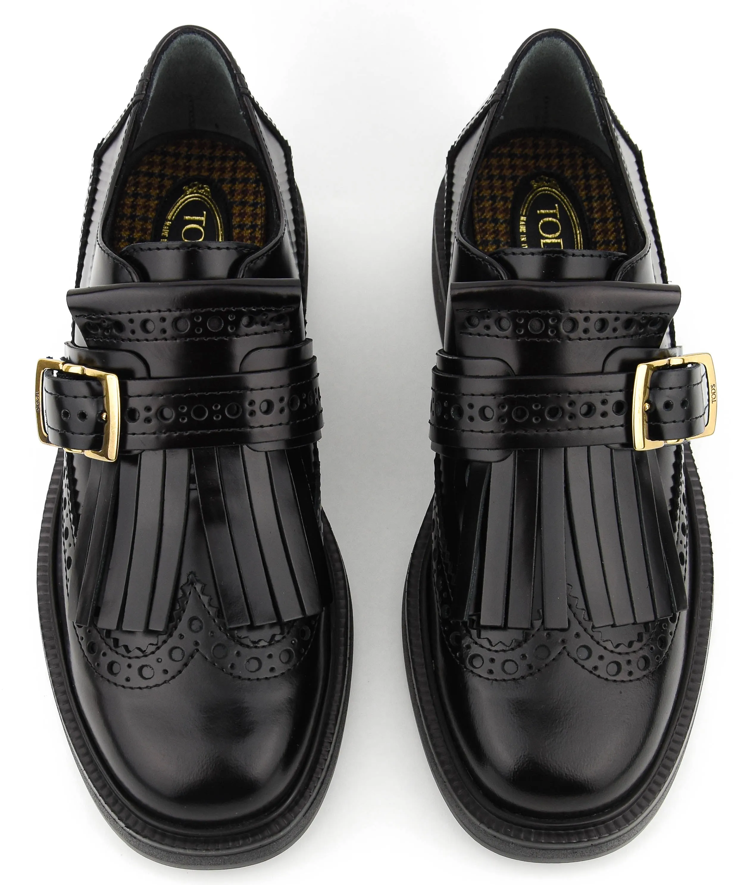 TOD'S MONKSTRAPS BLACK