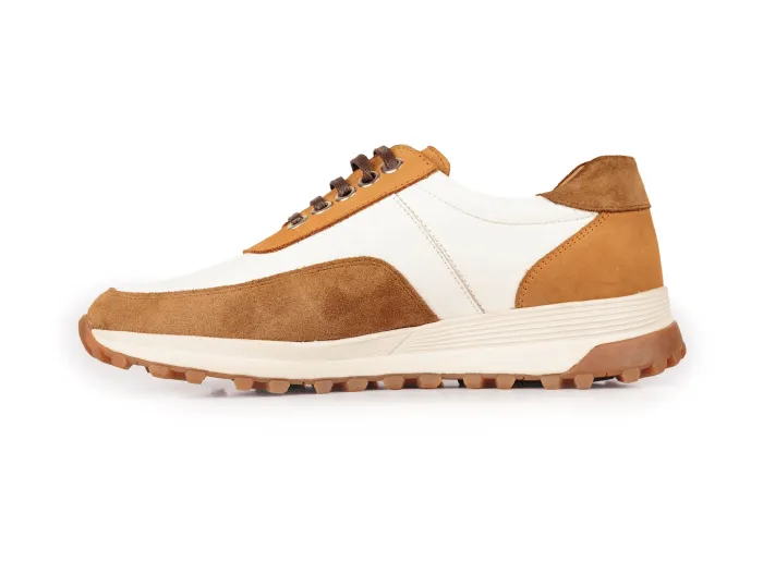 Toronto Tan White Trainers