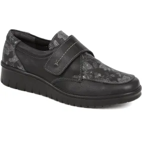 Touch-Fasten Floral Monk Shoes - HAK40021 / 326 620