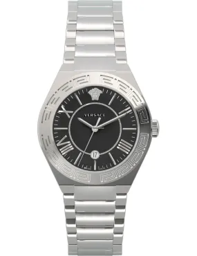 Versace Landmark Quartz Black Dial Ladies Watch VEAX00218