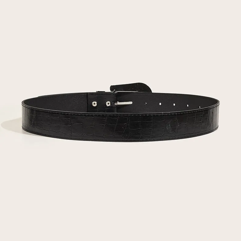 Whoelsale PU Butterfly Diamond Buckle Waistband