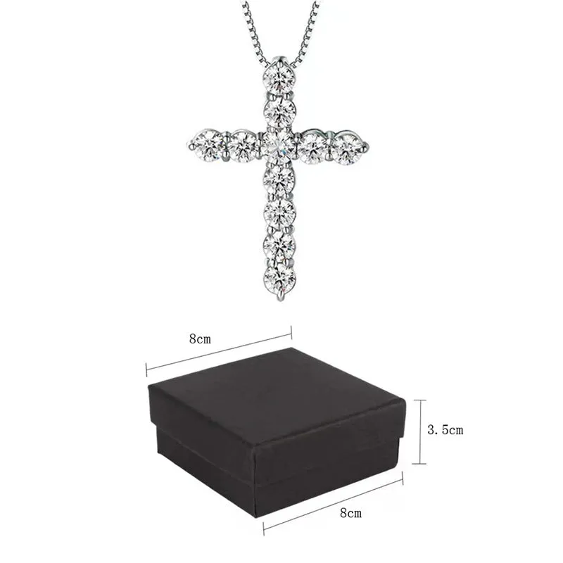 Wholesale Cross Platinum Plated Copper Necklaces