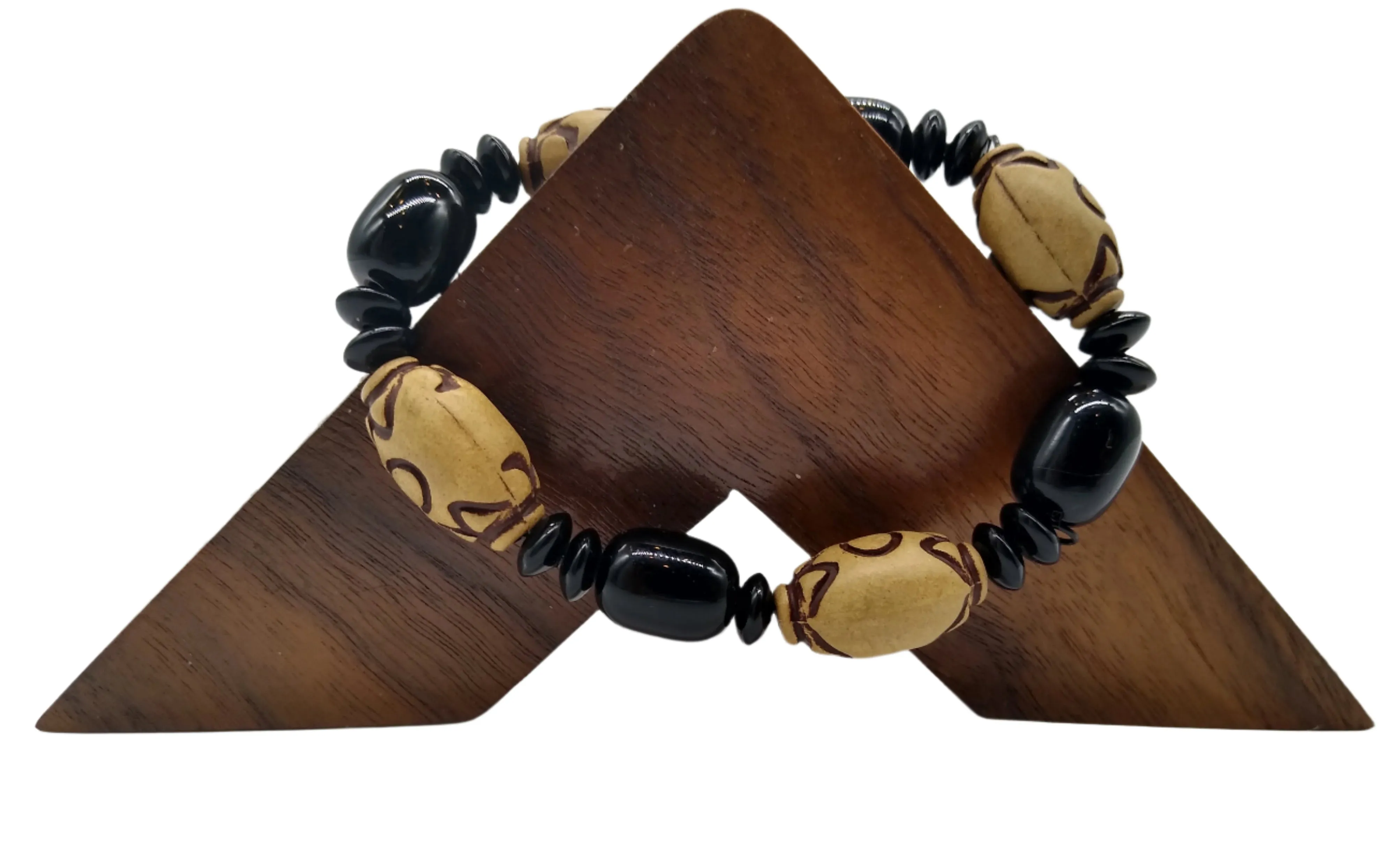 Wooden Beaded Bracelets