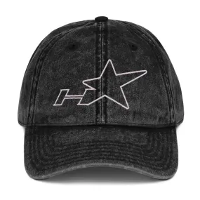 Y2K Logo Vintage Cotton Denim Cap