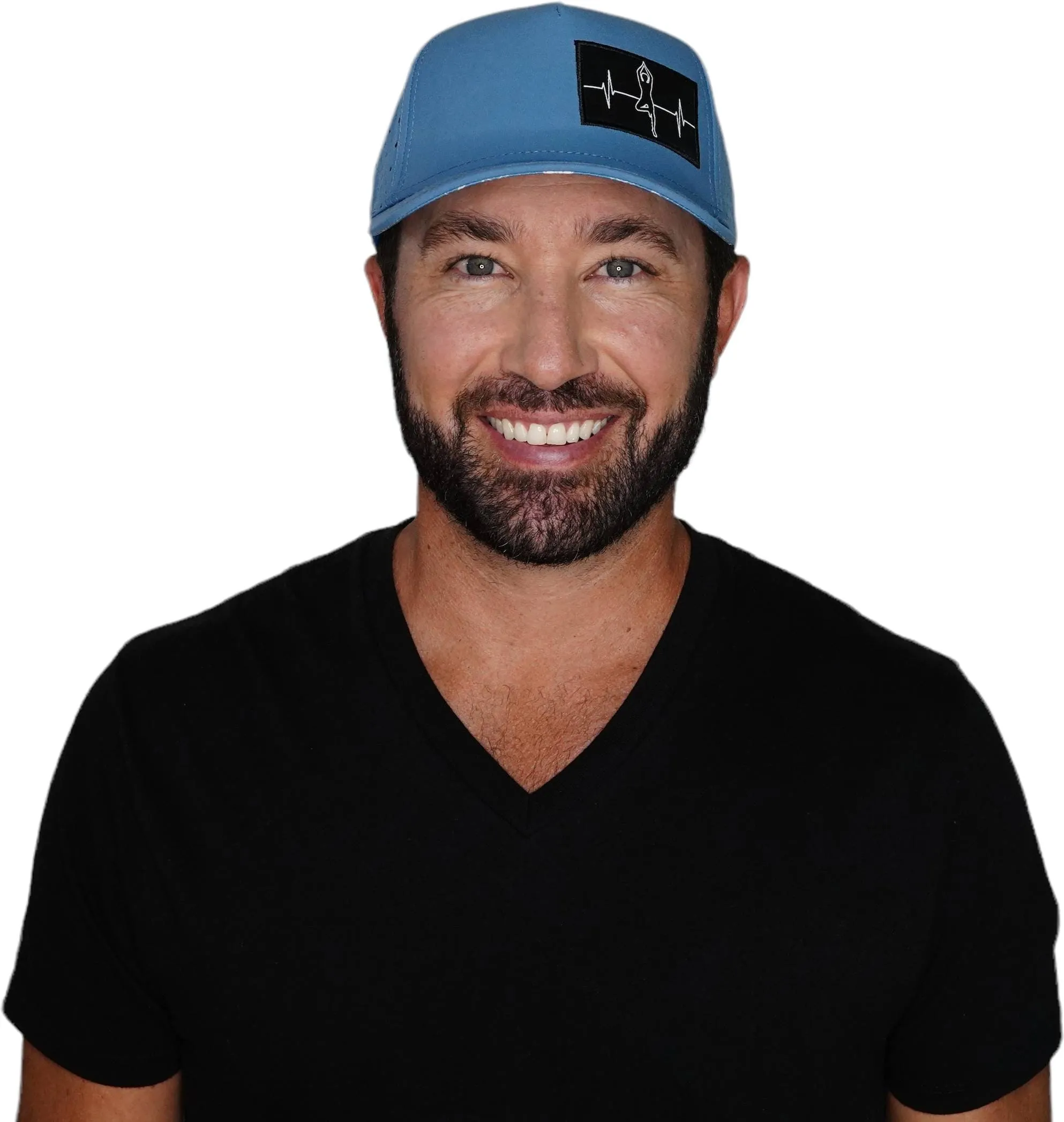 Yoga  Hat | Trucker Hat | Light Blue