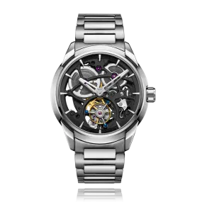 ZEROO T3 THE LEO AUTOMATIC SKELETON TOURBILLONAUTOMATIC TOURBILLON WATCH FOR GENTS - ZT003SBK